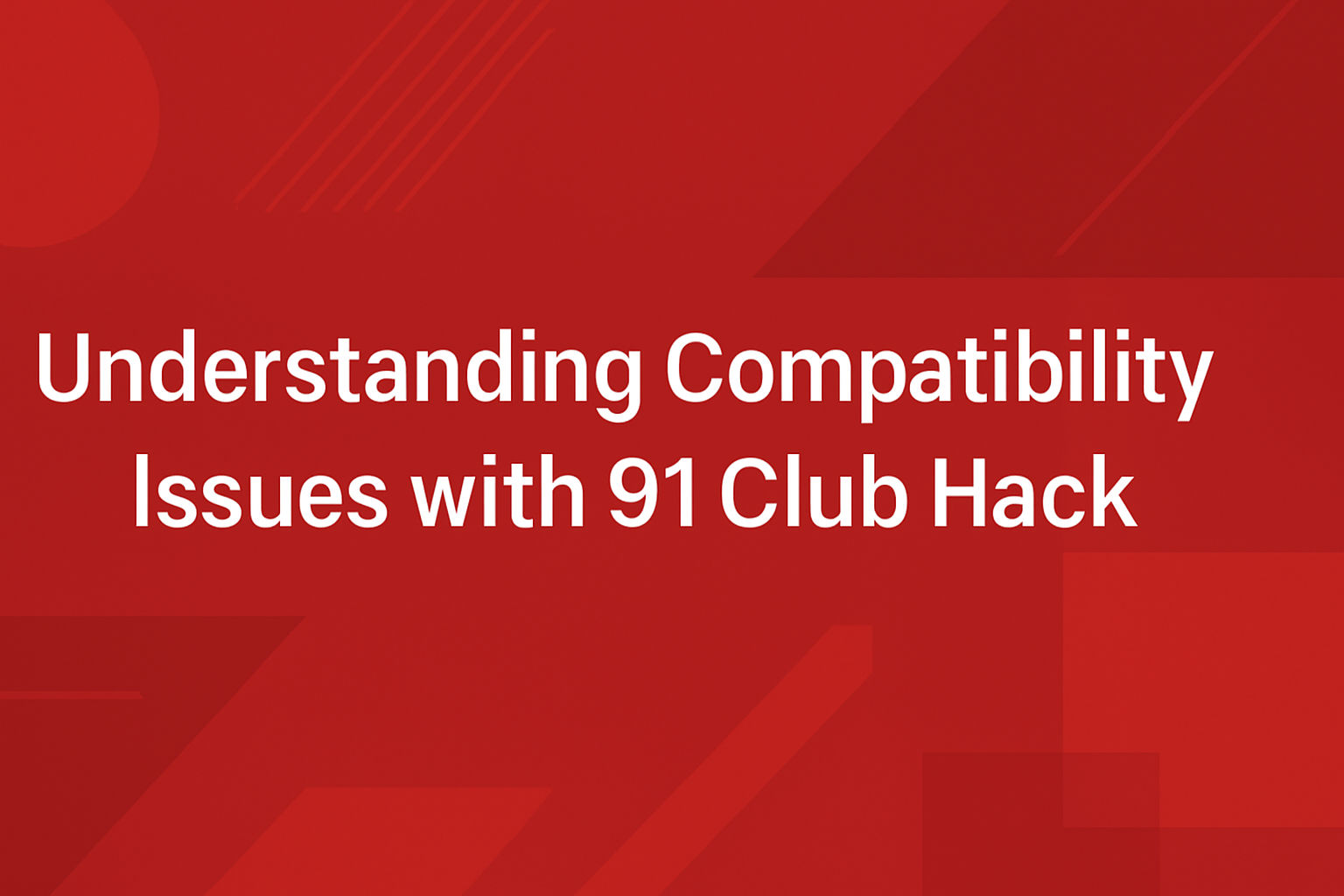 An informative scene showcasing updates on the 91 Club Hack app.