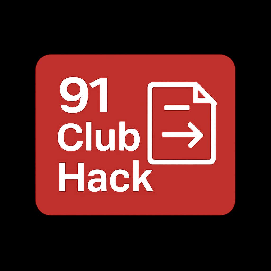 Badge representing the Latest 91 Club Hack Notices.